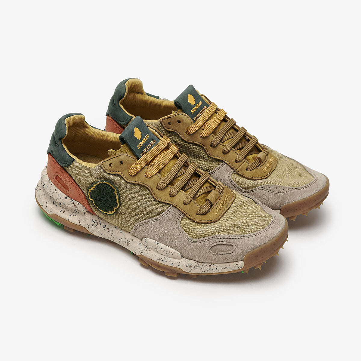Chacrona Linen | Psychadelic khaki