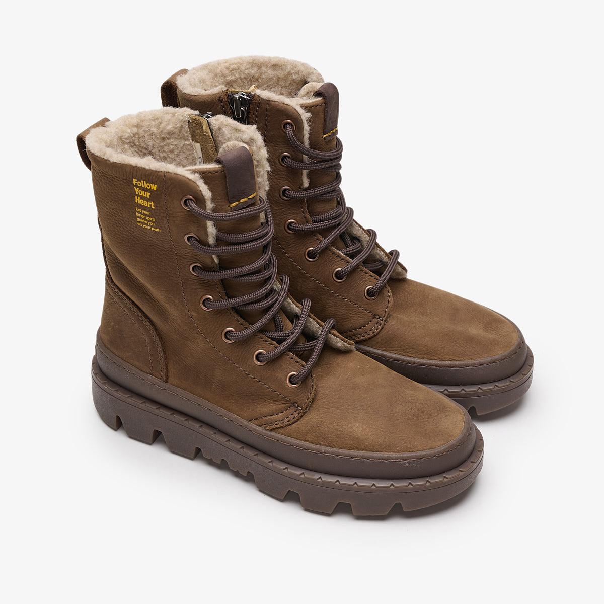 Unalome Laces Premium Wool | Mid Brown