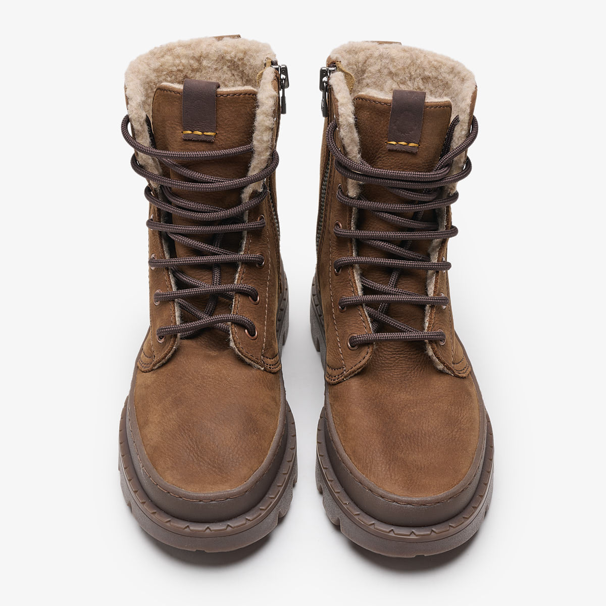 Unalome Laces Premium Wool | Mid Brown