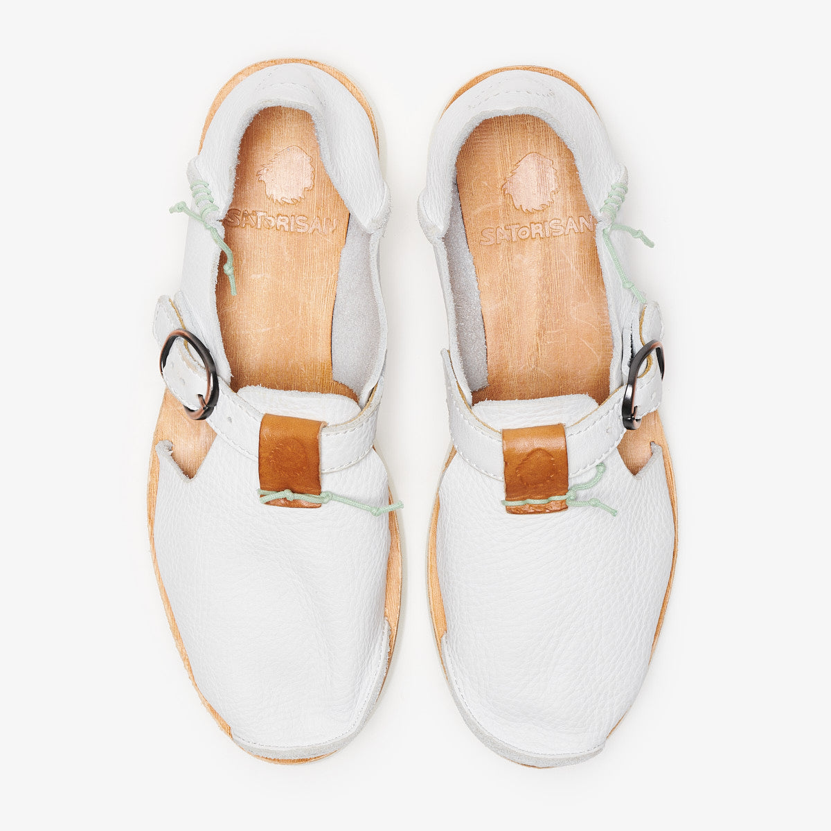 White men sandals
