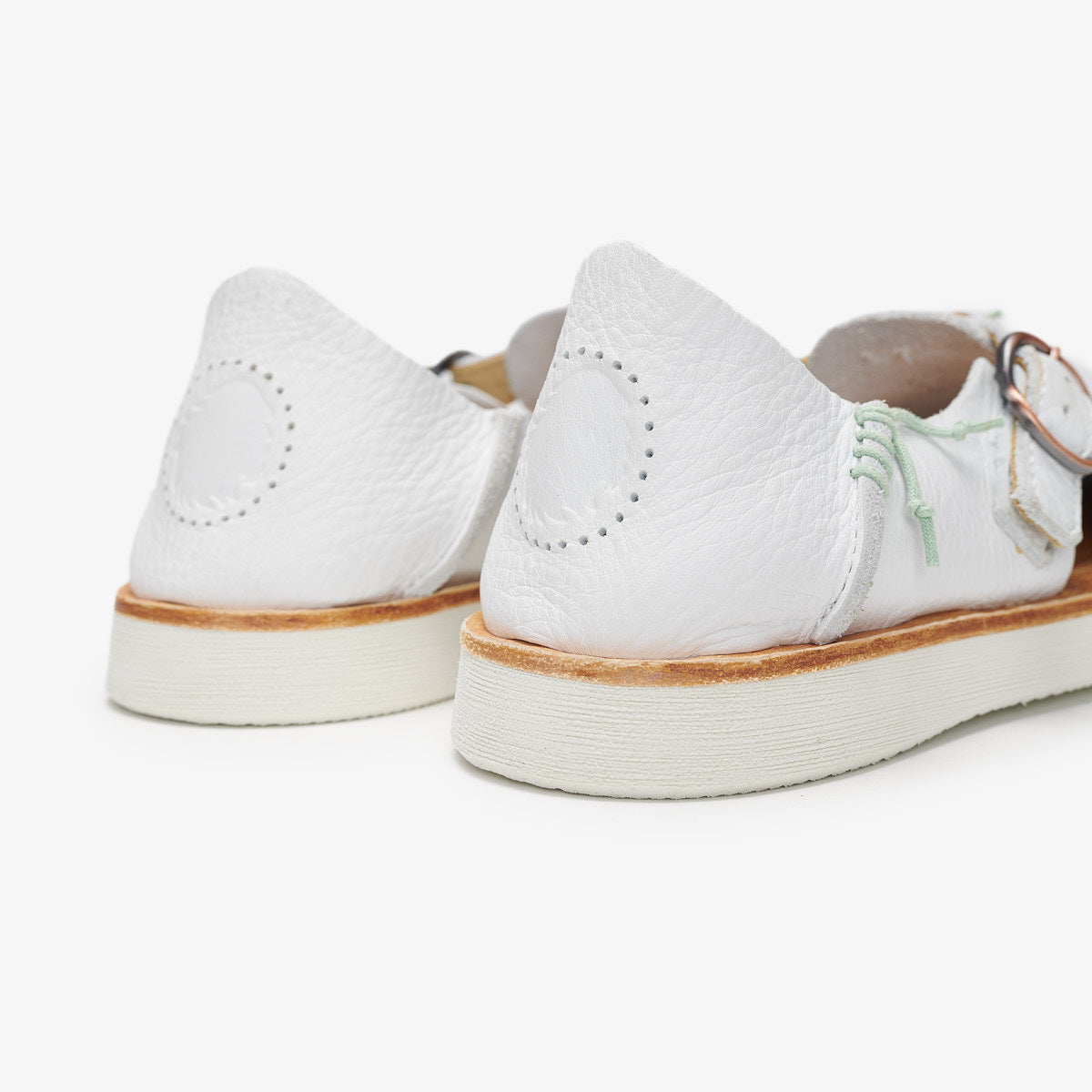 White men sandals