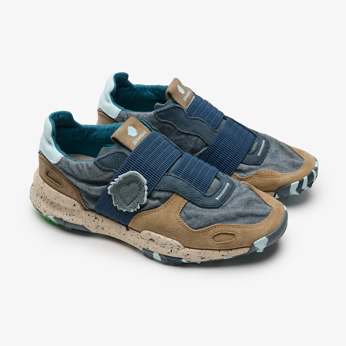 Chacrona Linen Elastics | Shadowy Scales