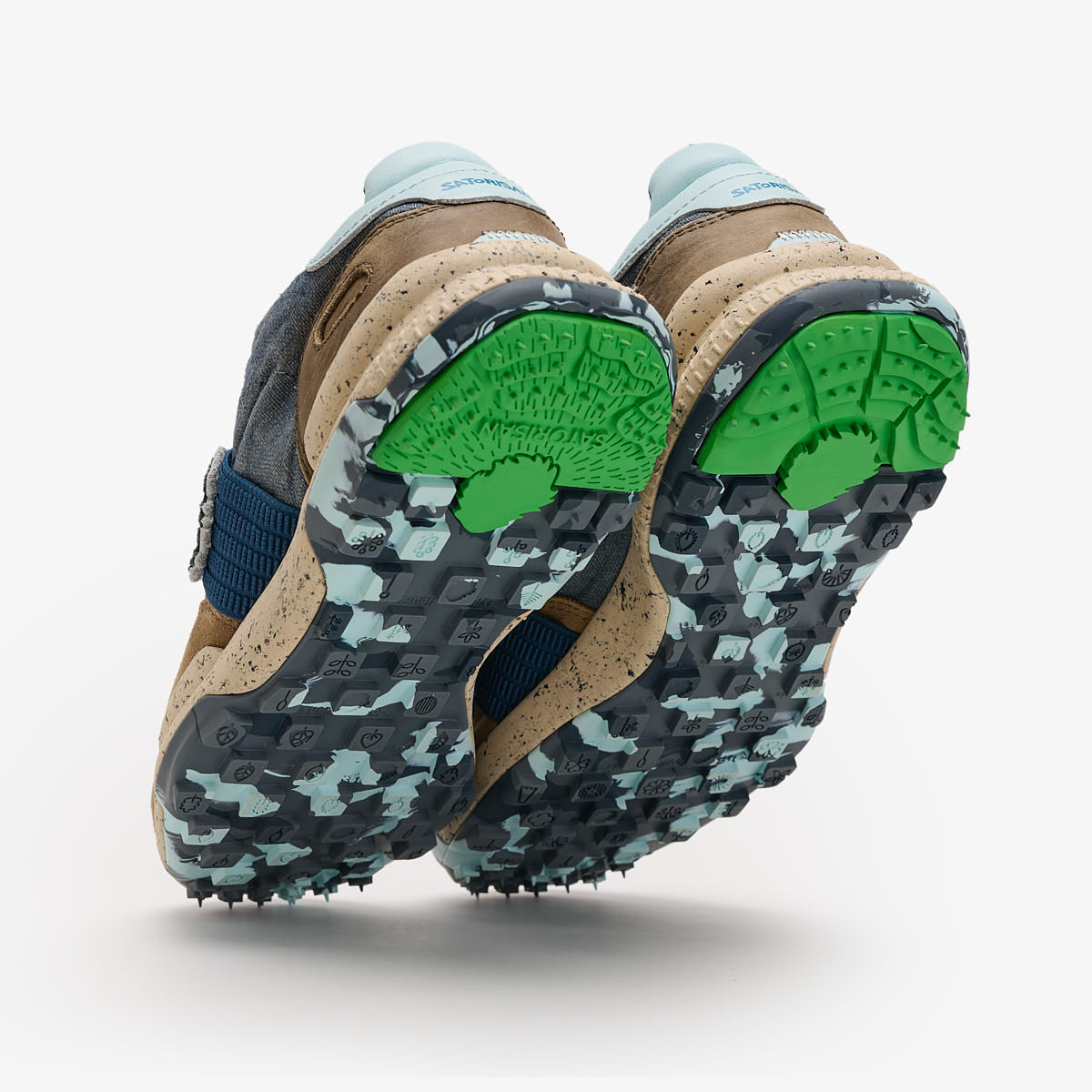 Chacrona Linen Elastics | Shadowy Scales