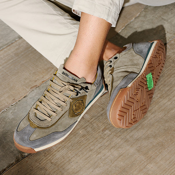 Ensō Suede | Peat Green