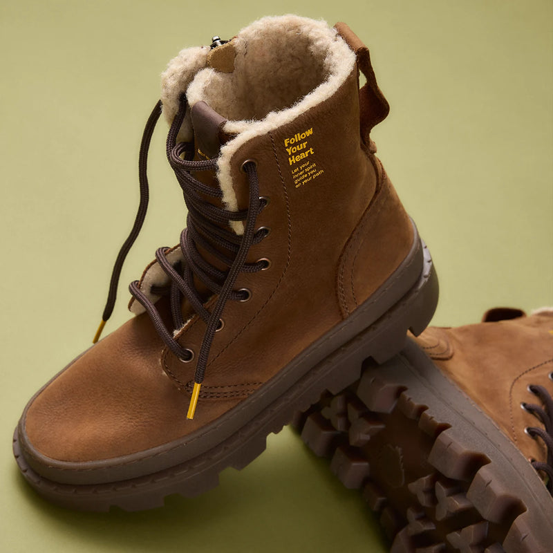 Unalome Laces Premium Wool | Mid Brown