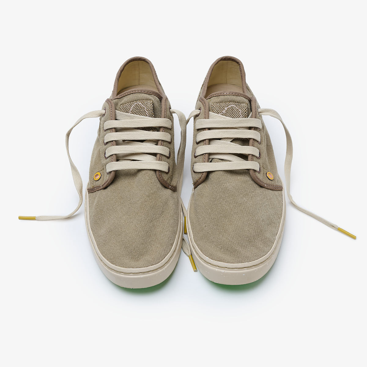 Satorisan Suede Ankle Slip On Shoes Size 37 Brown Rubber Soles Ensō Suede | Peat Green – Satorisan ROW main image 3