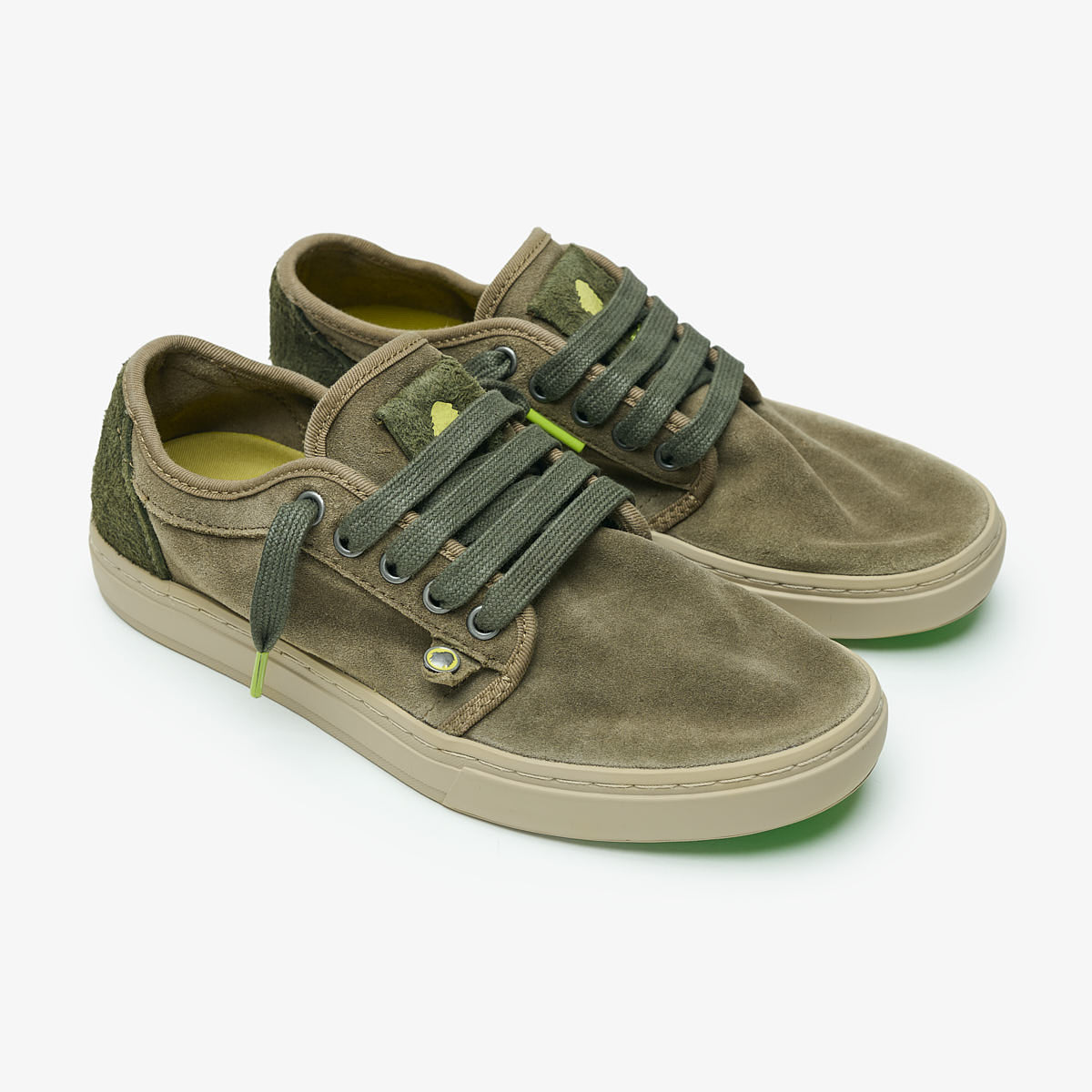 Heisei Suede | Peat Green