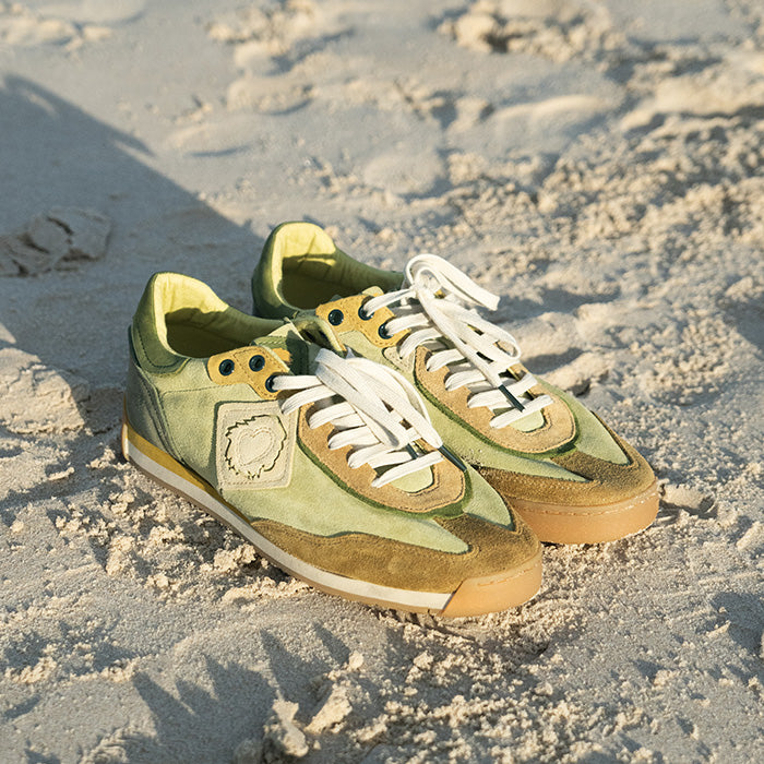 Ensō Suede | Lichen Green