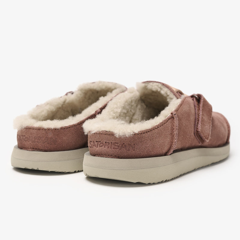 Uwabaki Clog Strap Suede | Chestnut