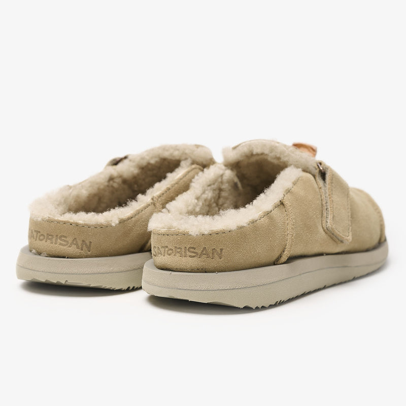 Uwabaki Clog Strap Suede | Driftwood