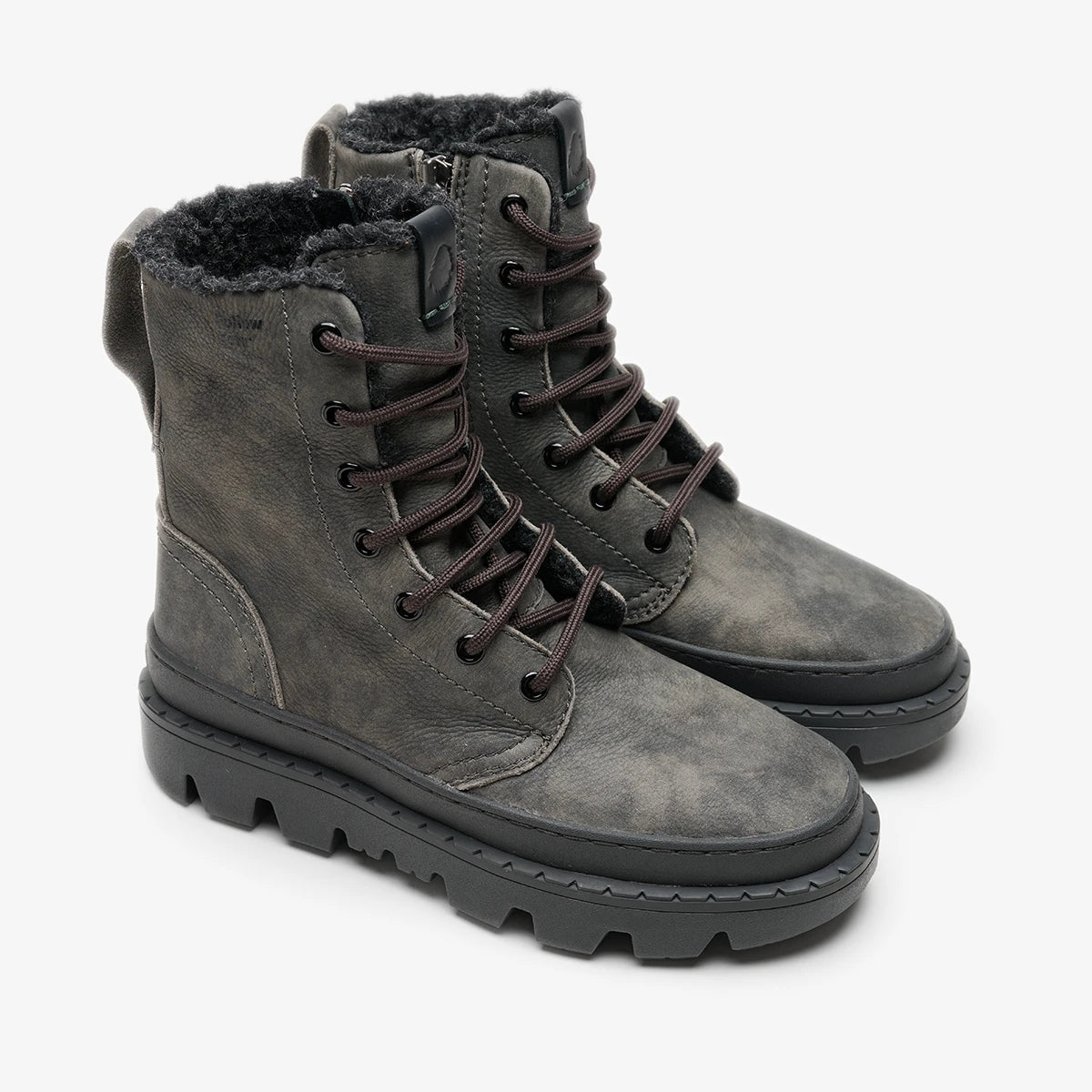 Unalome Laces Premium Wool | Khakies Black