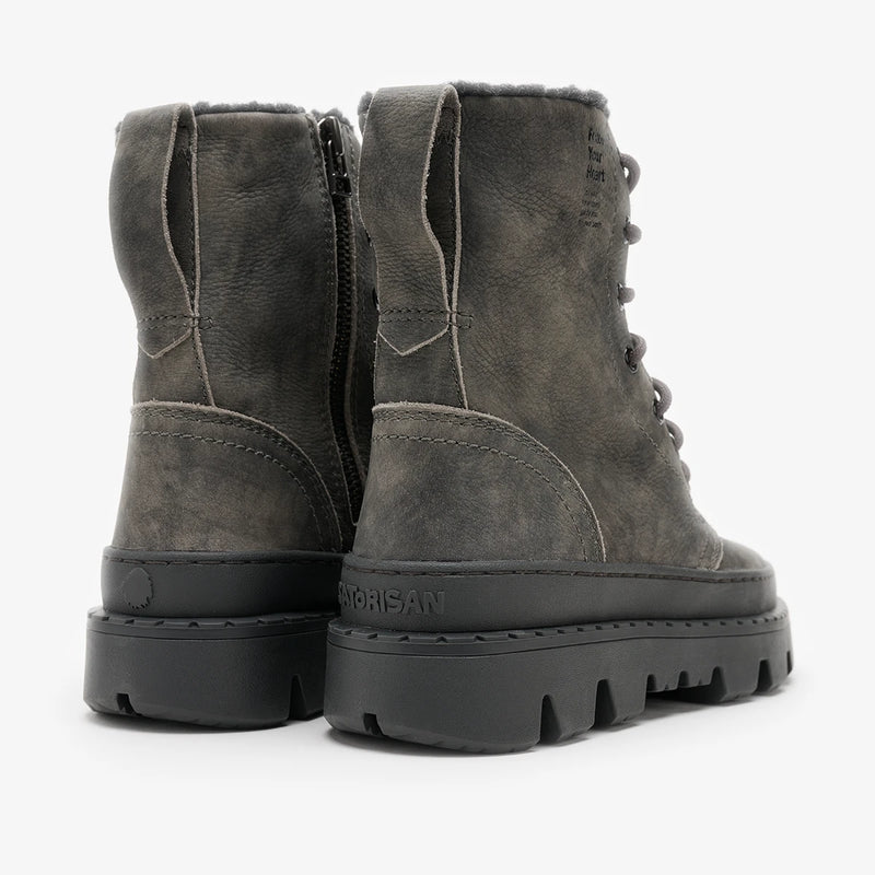 Unalome Laces Premium Wool | Khakies Black