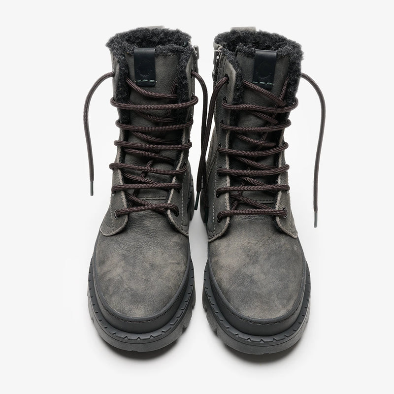 Unalome Laces Premium Wool | Khakies Black