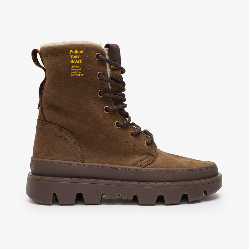 Unalome Laces Premium Wool | Mid Brown