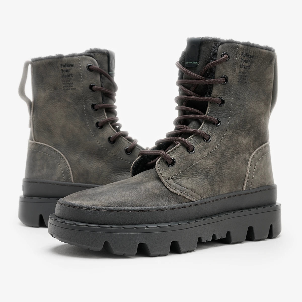 Unalome Laces Premium Wool | Khakies Black