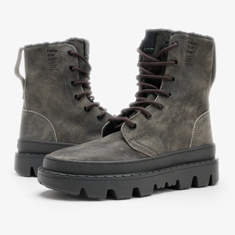Unalome Laces Premium Wool | Khakies Black