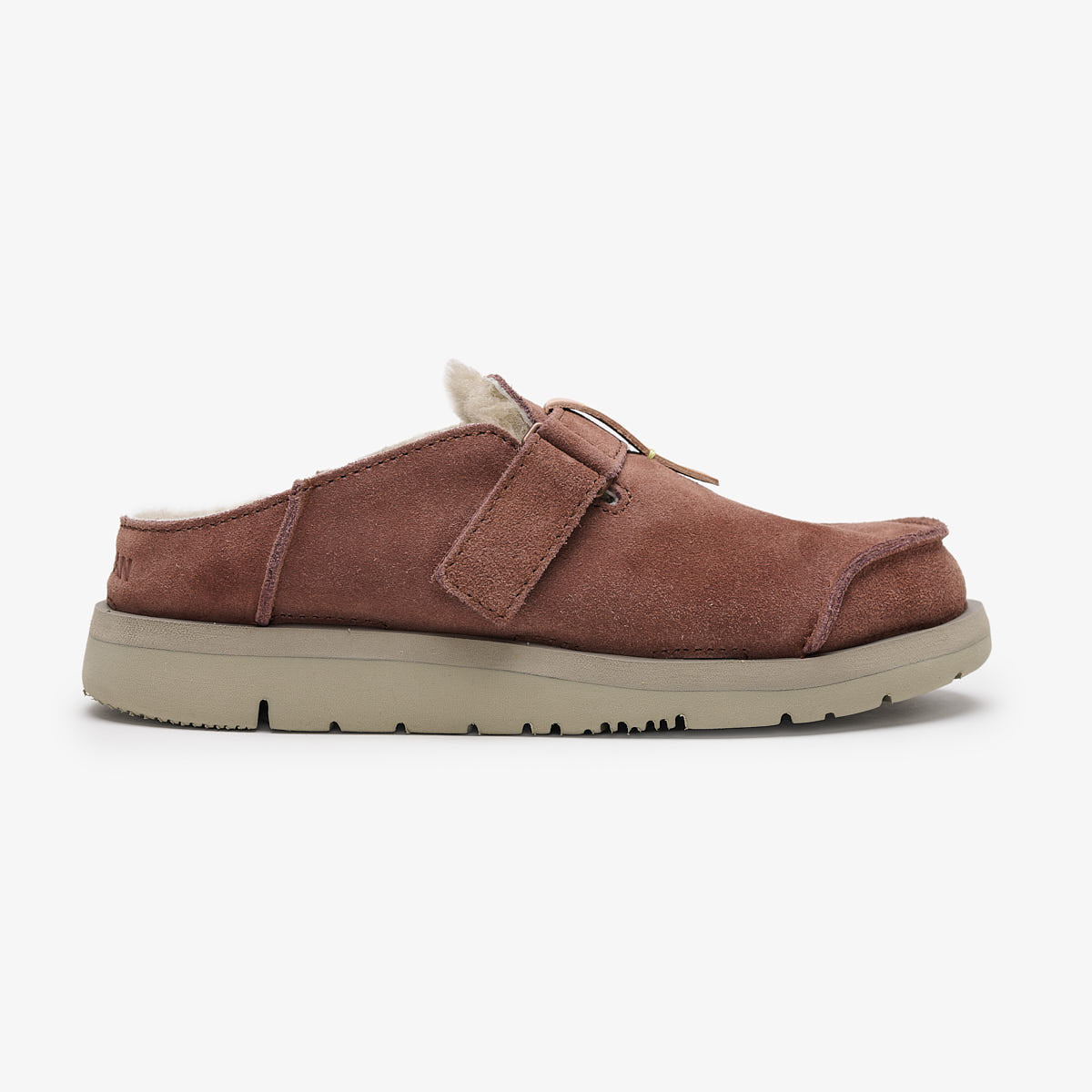 Uwabaki Clog Suede | Chestnut