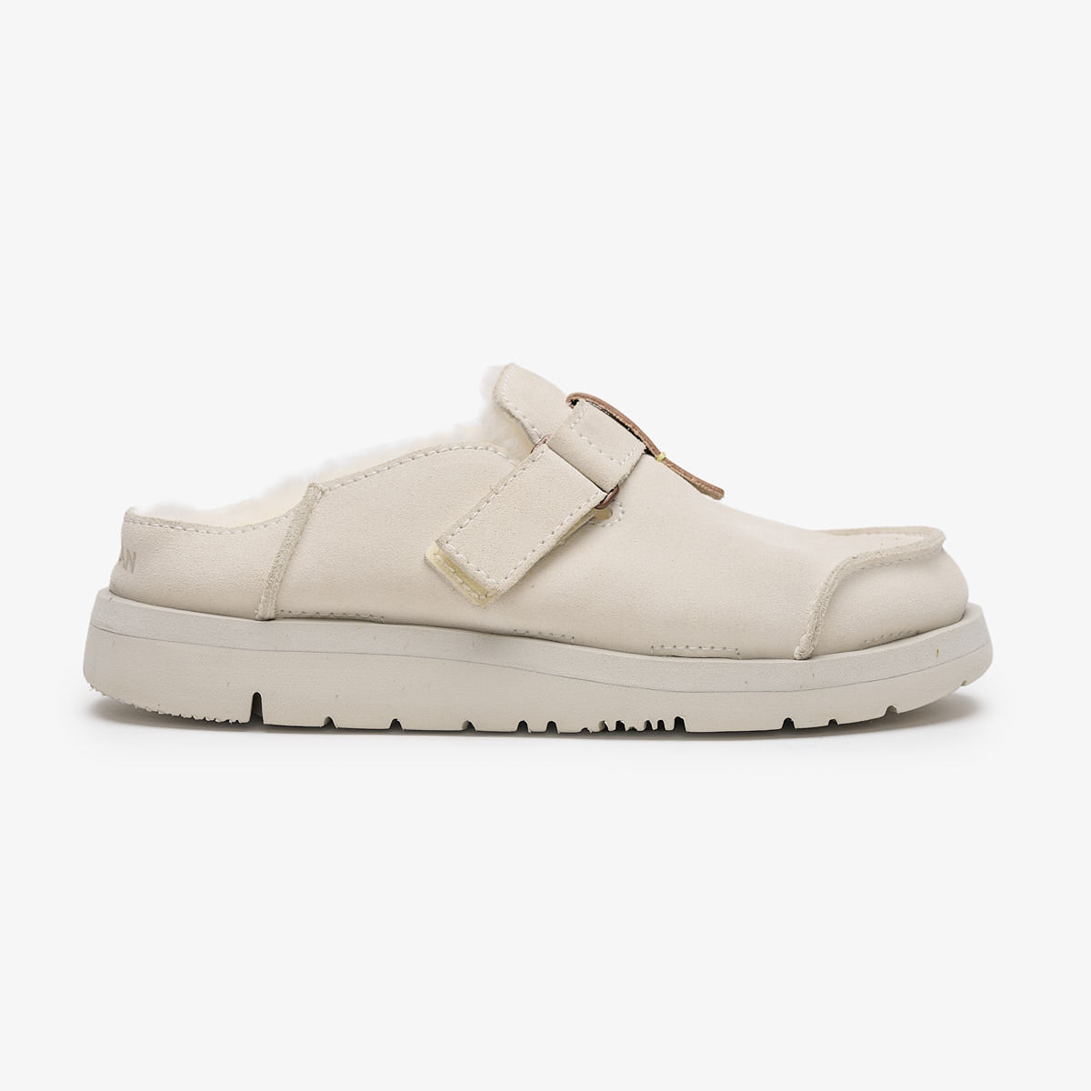 Uwabaki Clog Suede | Cream