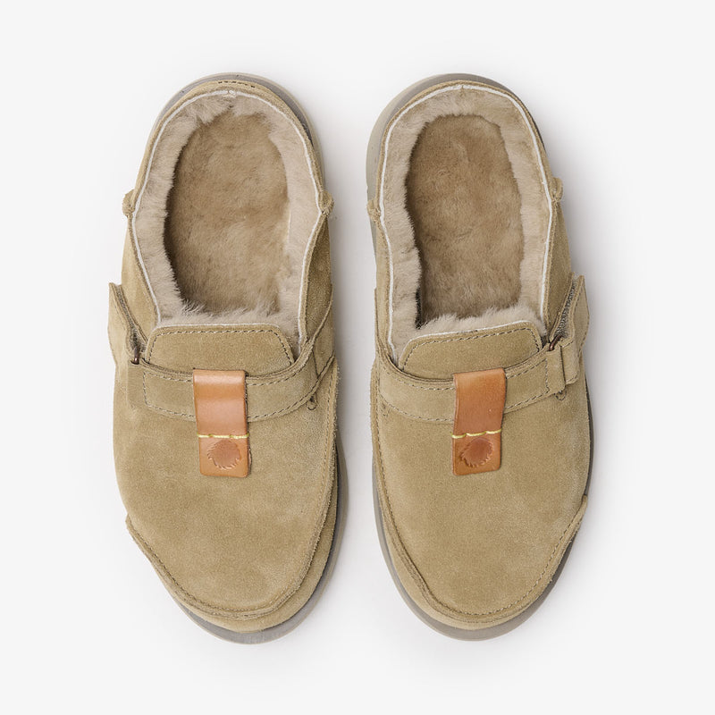 Uwabaki Clog Suede | Driftwood