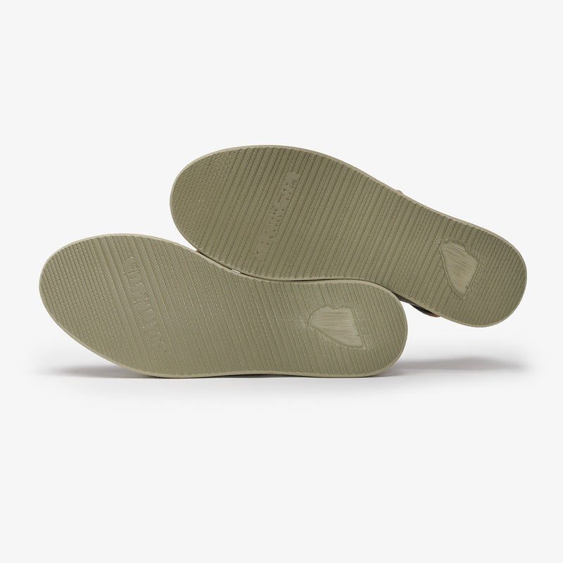 Men Leather Sandals algue
