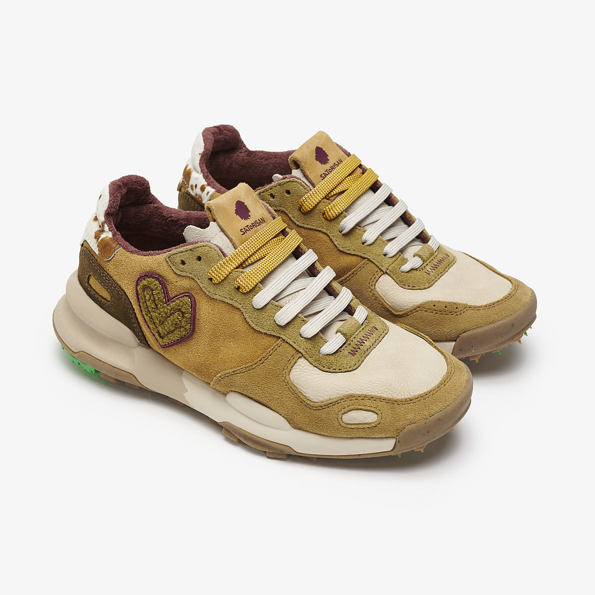 Women's Trainer - Chacrona Suede String Brown - Satorisan ROW