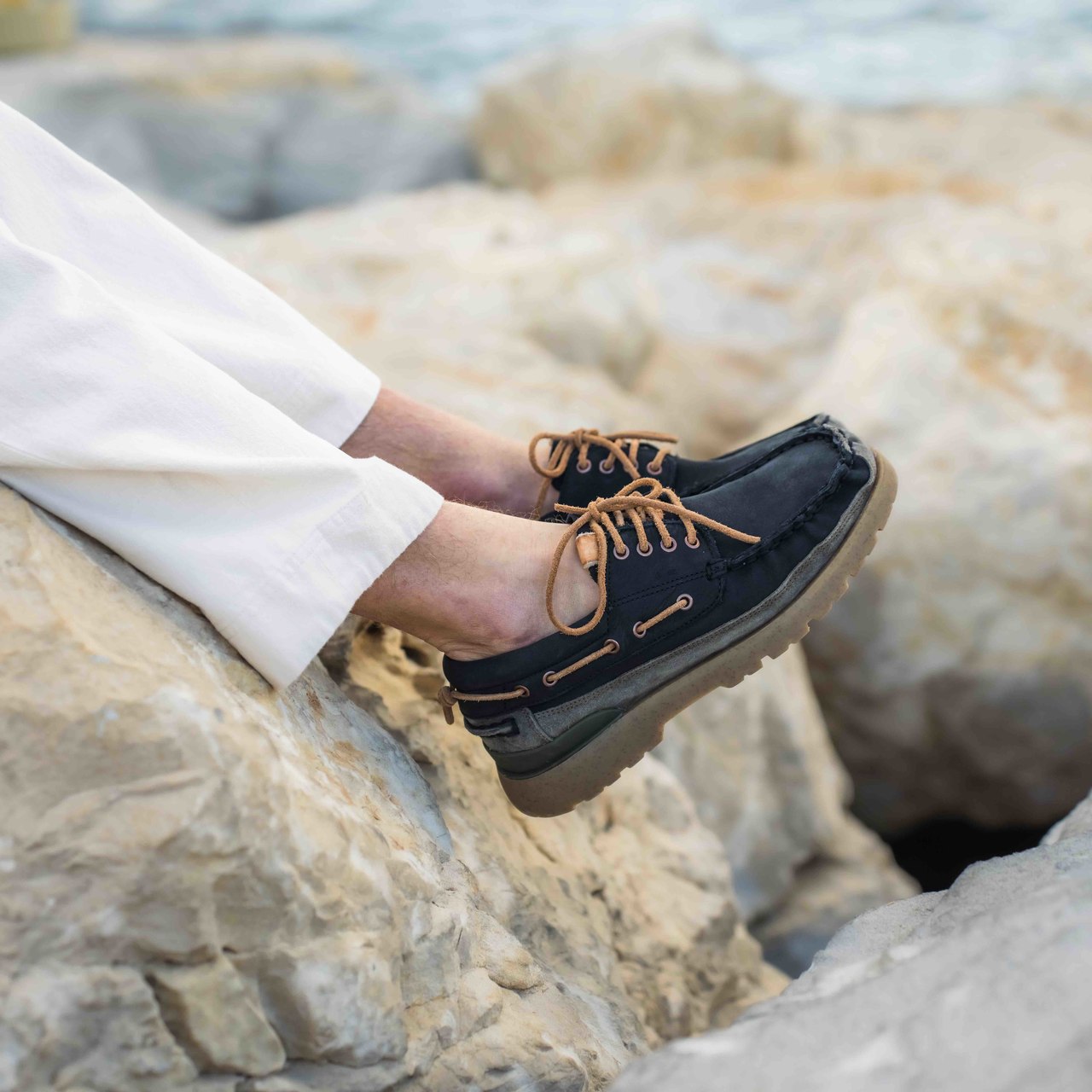 Mocasines con 2025 cordones