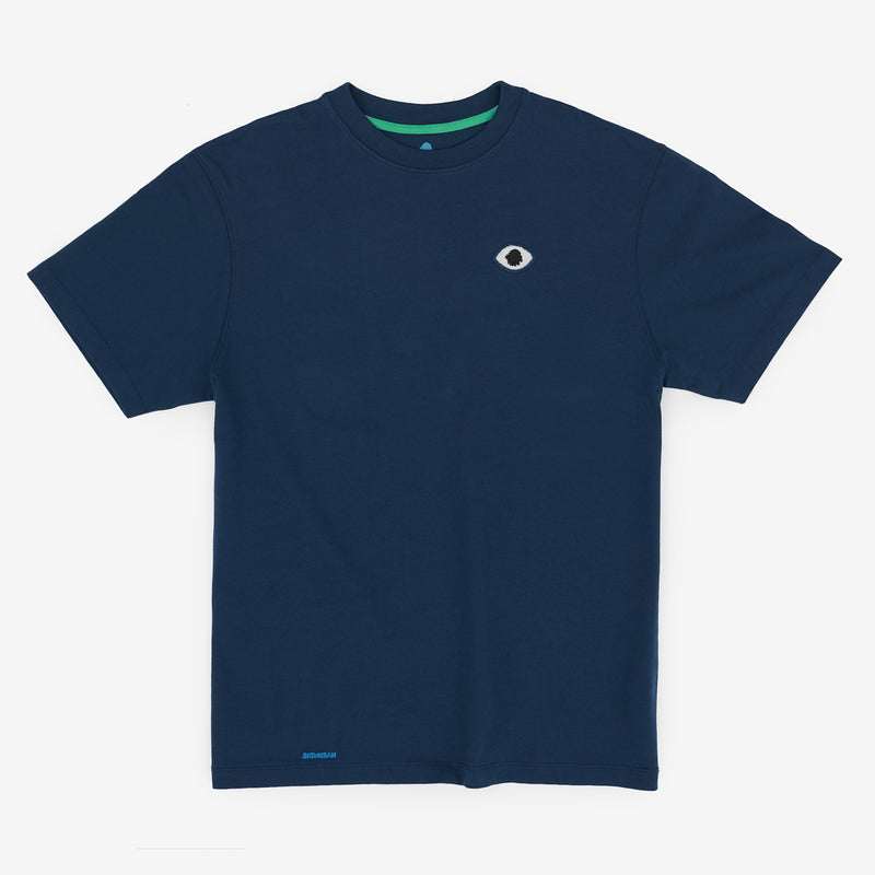 T-shirt oversize Organic cotton | Blue ink origin