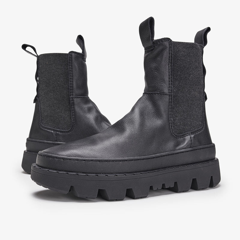 track sole boots